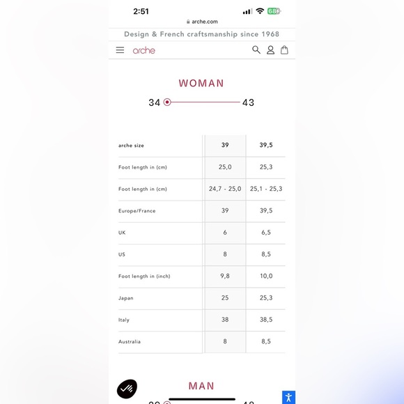 Arche Vayest Sandal Size 39 or US 8 - Picture 12 of 12